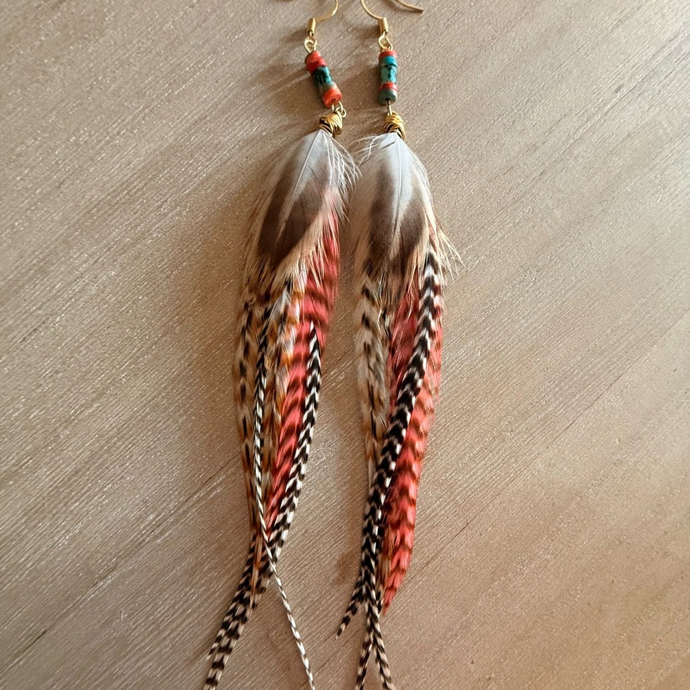 Bohemian Feather Earrings